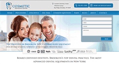 Desktop Screenshot of cosmeticdentistrycenter.com